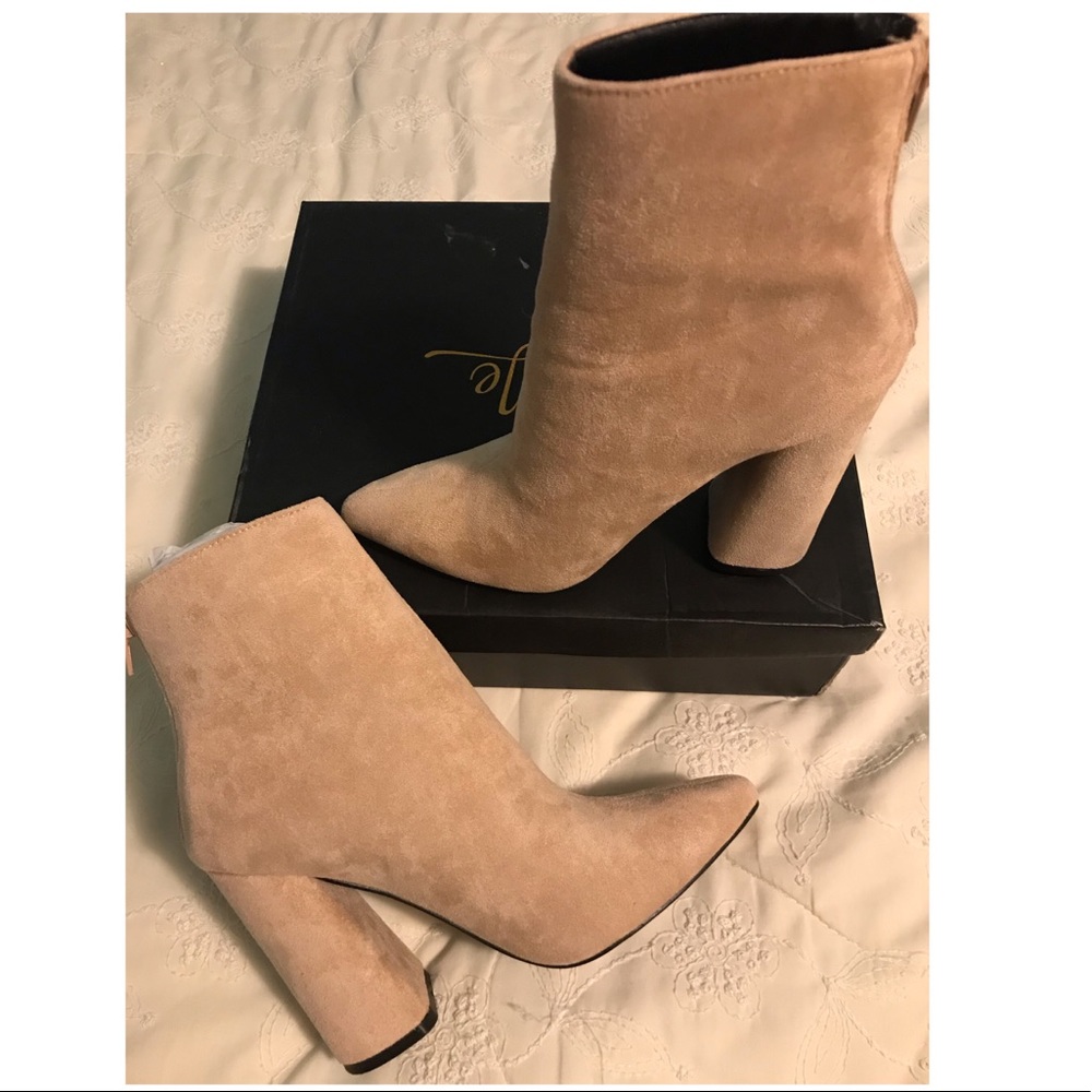Brown booties